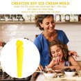thumbnail image 2 of Molde de Cocina silicona para helado DIY, molde para paletas de paletas de cubitos de hielo de verano (amarillo) Ehuebsd Libre de BPA, 2 of 3
