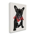 thumbnail image 3 of Stupell Cool Dude French Bulldog Pet Animals & Insects Painting Gallery Wrapped Canvas Print Wall Art, 3 of 5