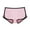 Pink, variant on Jxximdong Boy Shorts Panties for Women Mid Waist Solid No Show Underwear Breathable Cozy Soft Briefs Women's Lingeries Yellow