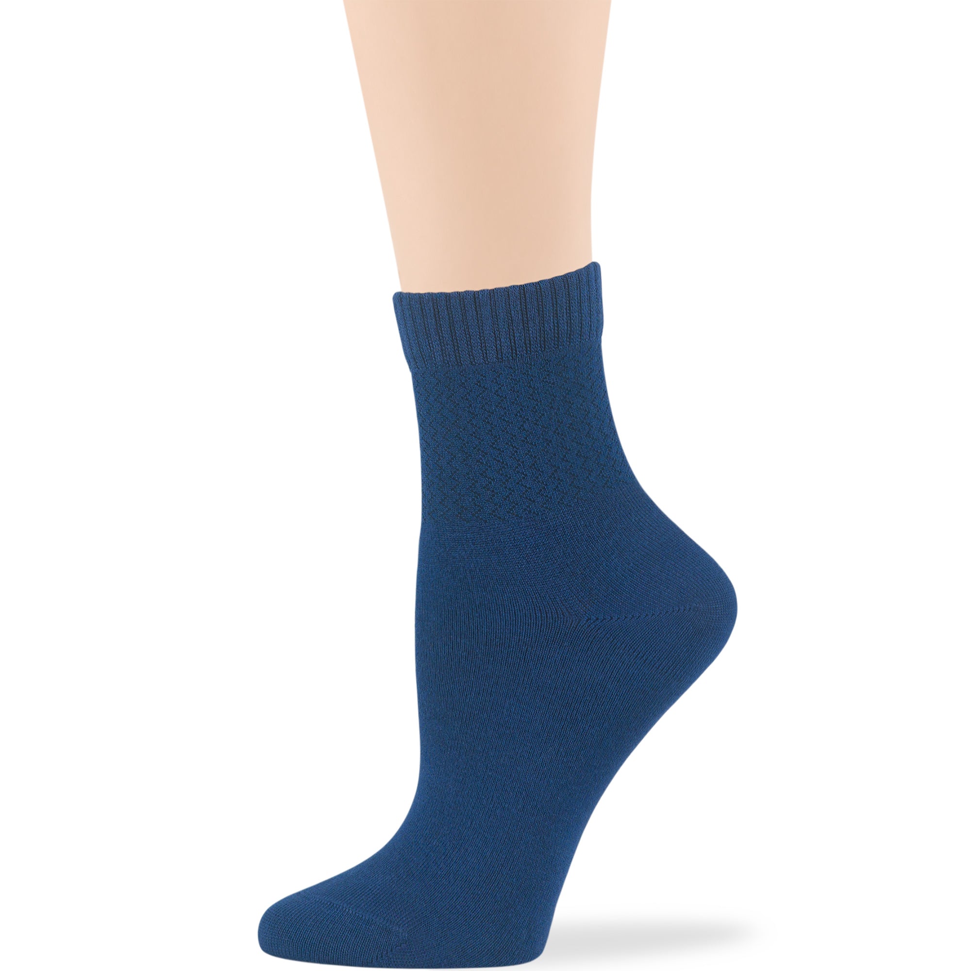 7BIGSTARS KINGDOM Women's Bamboo Diabetic Ankle Socks 4-Pack photo 6