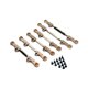 thumbnail image 4 of 6 varillas de enlace de dirección RC, accesorio de varillas ajustables de metal, piezas de vehículos modelo RC, de metal para P73200 P73240 escala Champán, 4 of 8