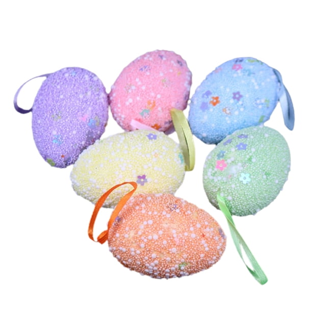 Huevos de espuma decorativos para Pascua: ideal para adornar tu hogar y crear un ambiente festivo. Hechos de material duradero y fácil de usar. ¡Haz de esta Pascua una experiencia inolvidable!