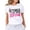 White-46, variant on in October We Wear Pink Shirts Women Breast Cancer Awareness T-Shirts Pink Ribbon Graphic Tee Tops