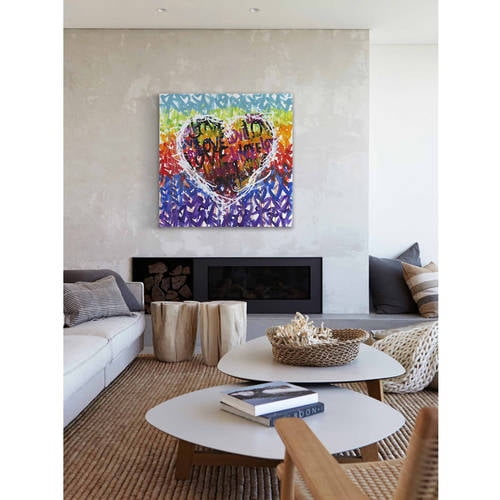"Loveplicity" Painting Print on Wrapped Canvas