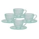 thumbnail image 5 of Juego de 4 tazas de té en miniatura para casa de muñecas, juego de simulación, accesorios de cocina realistas Verde, 5 of 9