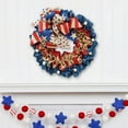 thumbnail image 5 of Pedty Summer Wreaths,Wreath for Front Door,Wall Decor Decor Door Garland Garland Window Wreath Hanging Front Wedding Home Decorative Wreath,Independence Day Hanging Decoration, 5 of 8