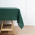 thumbnail image 5 of BalsaCircle 70" x 70" Square Polyester Tablecloth Hunter Green, 5 of 8