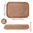 thumbnail image 2 of 9 Pack Disposable Paper Food Serving Trays for Party, Bamboo Pulp 16 inch Paper Plates Platters, Charcuterie Boards for Friut, Dessert, Cookie and BBQ, 2 of 7