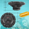 thumbnail image 2 of Pyle PL6150BK - Two-Way Component Speaker Systems - One Pair 6.5'' Two-Way Component Kit, 360 Watts w/ 4 Ohm Impedance and 1'' High-Temperature ASV Voice Coil, 2 of 7
