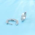 thumbnail image 6 of Limerencia Titanium Jewelry Hoop Earrings, 5A Cubic Zirconia, Titanium, for Women Sensitive Ears, 6 of 7
