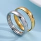 thumbnail image 4 of Minnieouse Anillo de acero a la moda para mujer y hombre, joyería decorativa, anillos delicados, regalo informal, vestido decorativo para boda, trabajo Ropa, zapatos y accesorios Miscelánea Plata Minnieouse  AP014445-03, 4 of 6
