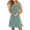 FY1_Army Green, variant on Meichang Eyelet Dresses for Women Sleeveless Scoop Neck Mini Dresses Casual Summer Loose Fit Solid Vacation Dress Short Sundresses