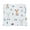 A, variant on Breathable Cotton Baby Feeding Bib With Cartoon Print Detail, Reusable Washcloth For Mealtime Play 30x30cm