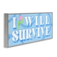 thumbnail image 3 of Stupell Industries Groovy I Will Survive Gray Framed Giclee Art design by Lil' Rue, 10 x 24, 3 of 8