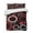 Red Black, variant on Quilts King Size, Red Black Soft Comforter Bedding Set for Bed, Abstract Modern Geometric White Grey Circle Lightweight Quilted Bedspread with Pillow Cover(2 Pieces) for All Season, 96x106 Inch
