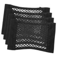 thumbnail image 4 of EXHUMKY 4Pcs Car Trunk Organizer Nets Black Durable Oxford Cloth Elastic Mesh Storage Pocket, 4 of 8
