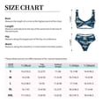 thumbnail image 6 of Honeii Cartoon Surfer Sharks Print Women’s Bikini Set,Two Piece Swimsuit Bathing Suits,Stylish High Elasticity Swimwear for Beach and Pool, 6 of 7