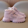 thumbnail image 4 of LYHaoo Children's Winter Solid Color Warm And Suede Casual Snow Boots Comfortable Non Slip Boots Sizes 13.5 Purple(Big Kid), 4 of 6