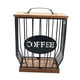 thumbnail image 5 of Soporte para cápsulas de café, organizador de cápsulas con tapa de madera, accesorios para cafetería Estilo B, 5 of 9