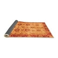 thumbnail image 2 of Ahgly Company Indoor Square Oriental Orange Traditional Area Rugs, 4' Square, 2 of 4