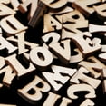 thumbnail image 5 of 100Pcs Wooden Alphabet Embellishment Wood Letters Scrapbooking Cardmaking Craft, 5 of 7