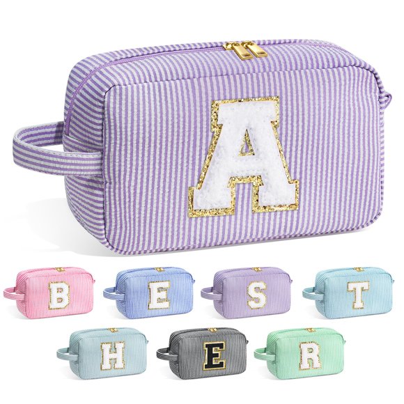 Bolsa de cosméticos YOOLIFE Initial para mujeres y niñas