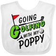 thumbnail image 3 of Inktastic Going Golfing with My Poppy- Kids Golf Boys or Girls Baby Bib, 3 of 4