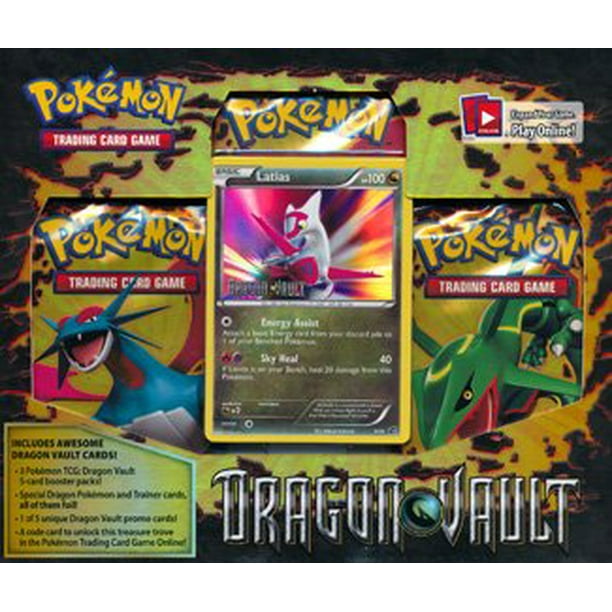 Pokemon Card Game Dragons Vault Special Edition 3-Pack [1 Booster Packs & 1  Promo Card] - Colors Assorted 