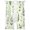 Green White, variant on Sage Green Leaves Sheer Curtains 96 Inch Length 2 Panels Set Window Treatments, Summer Botanical Farmhouse Leaf Watercolor Rod Pocket Semi Curtains for Living Room/Bedroom/Kitchen, 104"W x 96"L