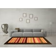 thumbnail image 3 of Ahgly Company Indoor Rectangle Abstract Orange Modern Area Rugs, 5' x 8', 3 of 4