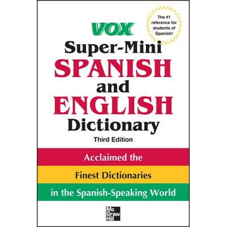 Vox Super-Mini Spanish and English Dictionary (Best Spanish English Dictionary App Android)