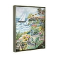thumbnail image 3 of Stupell Industries Abstract Nautical Scene Landscape Painting Gray Floater Framed Canvas Art Print Wall Art, 17 x 21, 3 of 10