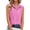 Hot Pink2, variant on Women Cotton Linen Tank Tops Linen Shirts For Women Loose Fit Cami Linen Vest Women Linen Long Sleeve Shirt Women Lightweight Gauze Crewneck Camisole Flowy Plain Gauzy Tees Cotton Boho Tops Beige