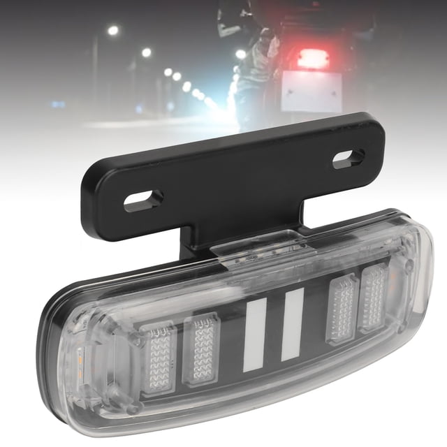 Electric Scooter Tail Light, 12V LED Motorcycle Tail Light For Dirt Bike ATVs