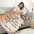 thumbnail image 3 of Letter to My Mom Blanket, Mothers Day Blanket for Mom 60"x50", Mother''s Day Birthday Gifts for Mom from Daughter Son, Mama Gifts for Moms, 3 of 7