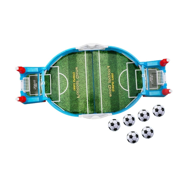 Juego de mesa de fútbol, juguetes interactivos para interiores, deportes de juguete, Mini mesa de fútbol, juegos de pinball para , adultos, 57cmx27cm 6 Bolas Sunnimix Juego de fútbol de mesa