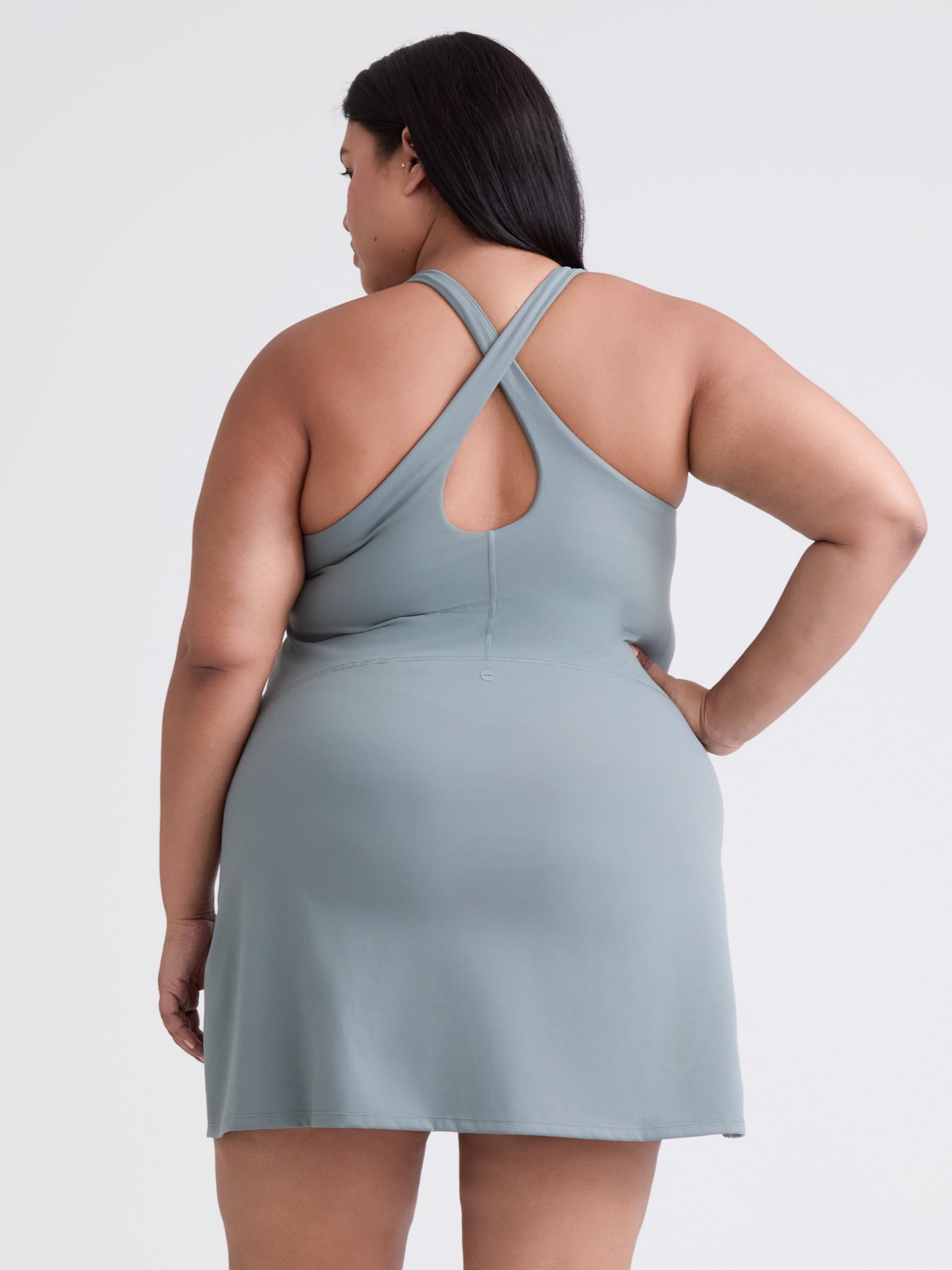 Avia Women's and Women's Plus Active Dress with Built In Bra, Sizes XS-4X
