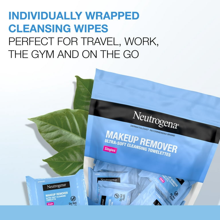 Række ud emulering Bering strædet Neutrogena Cleansing Makeup Remover Wipes, Individually Wrapped, 20 ct -  Walmart.com
