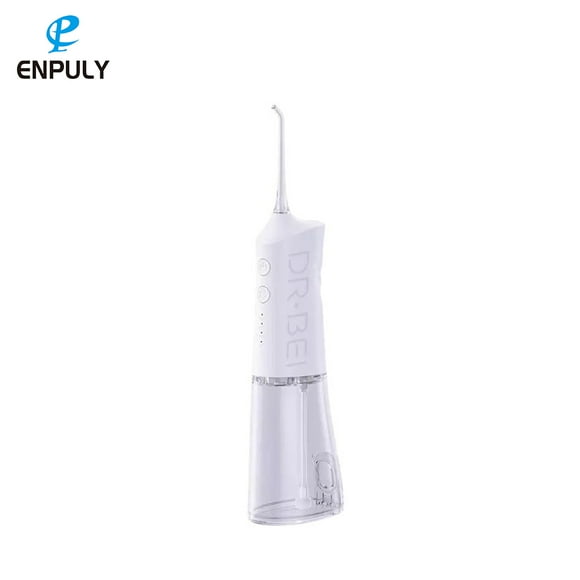ENPULY ENPULY ML8 Portable Water Flosser with 250ml Tank, 1600 PPM, 2000mAh Battery, IPX7 Waterproof, Type-C Charging, White