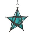 thumbnail image 1 of KoehlerGroup 10017757 Blue Glass Star Lantern, 1 of 4