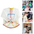 thumbnail image 3 of Zeiwohndc Clear Children Waterproof Art Smocks with Long Sleeves for Painting Ages 3-8, 3 of 9