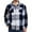 Black, variant on Zylanna Men's Button up Shirts, Flannel Plaid Turndown Collar Long Sleeve Casual Shirts for Men Black