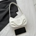 thumbnail image 3 of Bolsos de mano Hobo para mujer, bolsos de moda ligeros, bolso de mano sólido (blanco) Sywqhk Para Estrenar, 3 of 6