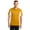 Gold/White, variant on SPORT-TEK Mens Side Blocked Micropique Sport-Wick Polo, 6XL, Black/True Red