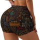 thumbnail image 1 of Fotbe Polynesian Turtles Shorts Sin Costuras – Shorts Deportivos de Cintura Alta para Mujer, Elásticos para Gimnasio, Yoga, Running o Ciclismo-XX-Large, 1 of 8