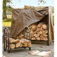 thumbnail image 2 of Plow & Hearth Large Heavy Duty Steel Firewood Log Rack, with Finial Design, 2 of 2