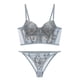 thumbnail image 4 of Cómodo chaleco de encaje bordado con espina de pescado, ropa interior francesa larga para exterior, sujetador de encaje sexy para niña, 4 of 6