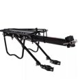 thumbnail image 2 of bedienty Bike Rear Rack Bicycle Cargo Rack Metal With Red Rear Reflector Lamp Enhances Safety Durability Bicycle Boxes, 2 of 5