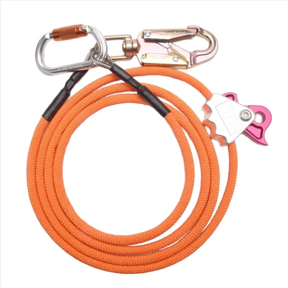 Steel Wire Core Flip Line Kit Adjustable Climbing Positioning Rope for Arborists Climbers Tree Outdoors
