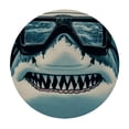 thumbnail image 4 of Sheronv Shark Masks Goggles Round Tablecloth Stain-Resistant & Washable 100% Polyester Tablecloth for Home Kitchen Outdoor Decoration 42"-46, 4 of 8